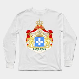 Coat of arms of Greece (Wittelsbach) Long Sleeve T-Shirt